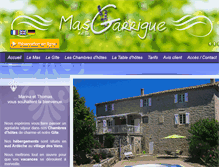 Tablet Screenshot of masdelagarrigue.com